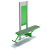 Buiten fitness toestel: Bench 11 Duurzaam, weerbestendig en veilig